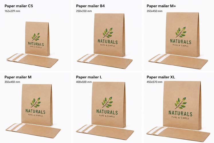 E-handelsposer i papir