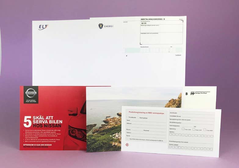 Flyers, blad og postkort
