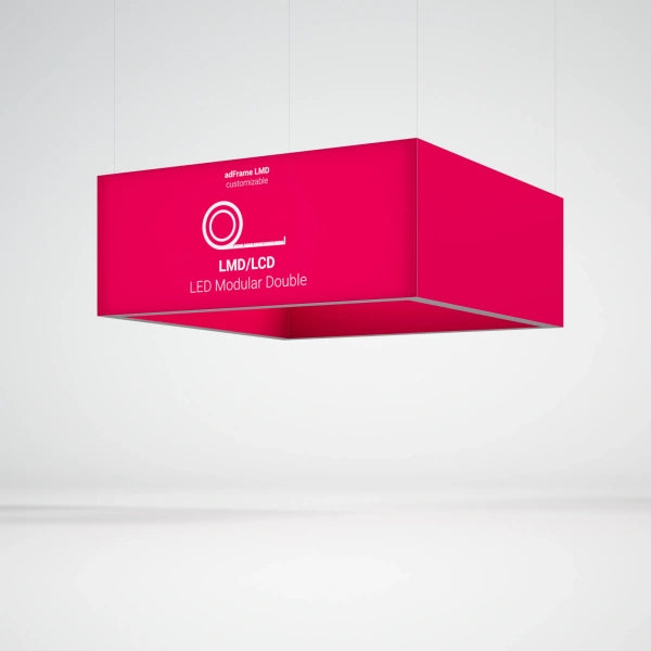 adFrame LMD/LCD hanging cube – Adsystem