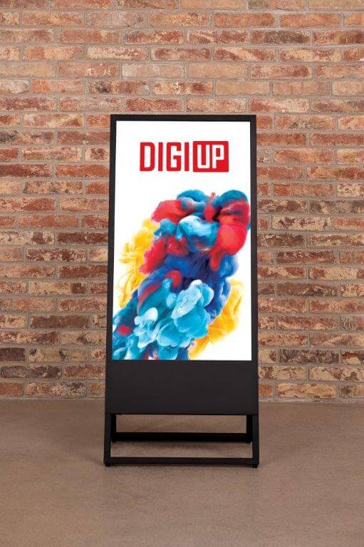 DIGI UP Stand Indoor 43" (Sort) - Printd