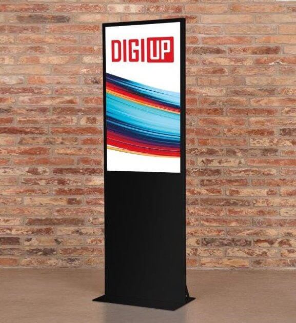 DIGI UP Stand Indoor 49" (Sort) - Printd