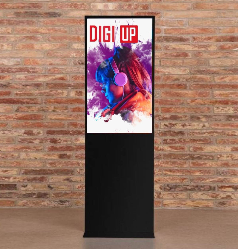 DIGI UP Stand Indoor 49" (Sort) - Printd
