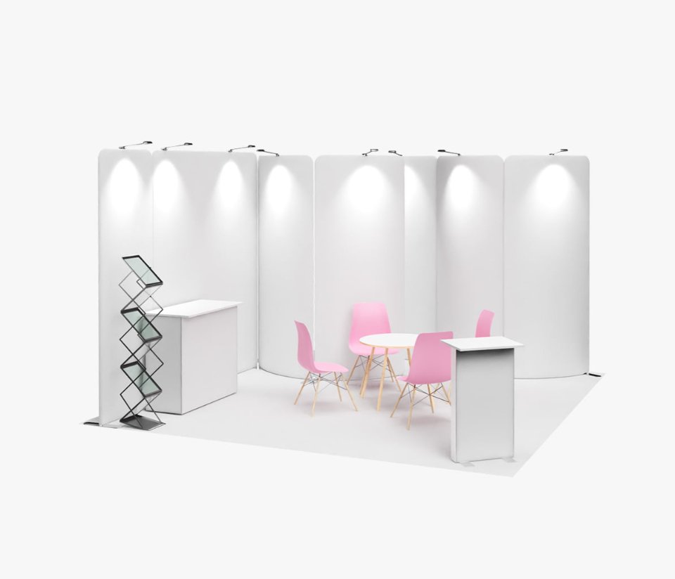 Messepakke 400x400 cm - Printd